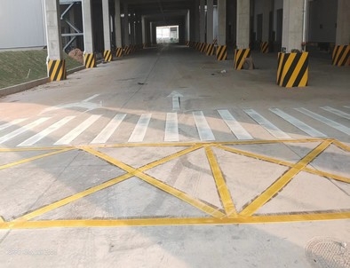 贵阳贵阳厂区道路标线施工