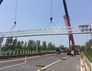 贵阳贵阳门架标牌施工现场