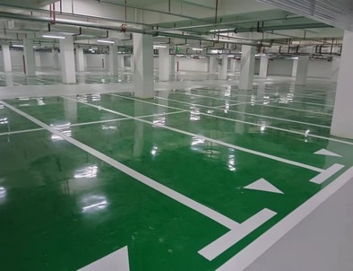 贵阳贵阳小区停车场标线